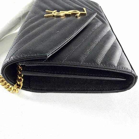 Saint Laurent Cassandre logo-plaque clutch bag Certificate of Authenticity - Picture 8 of 13